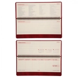 Планінг настільний датований 30х14 см 2026 Leo Planner Persona бордовий 252656