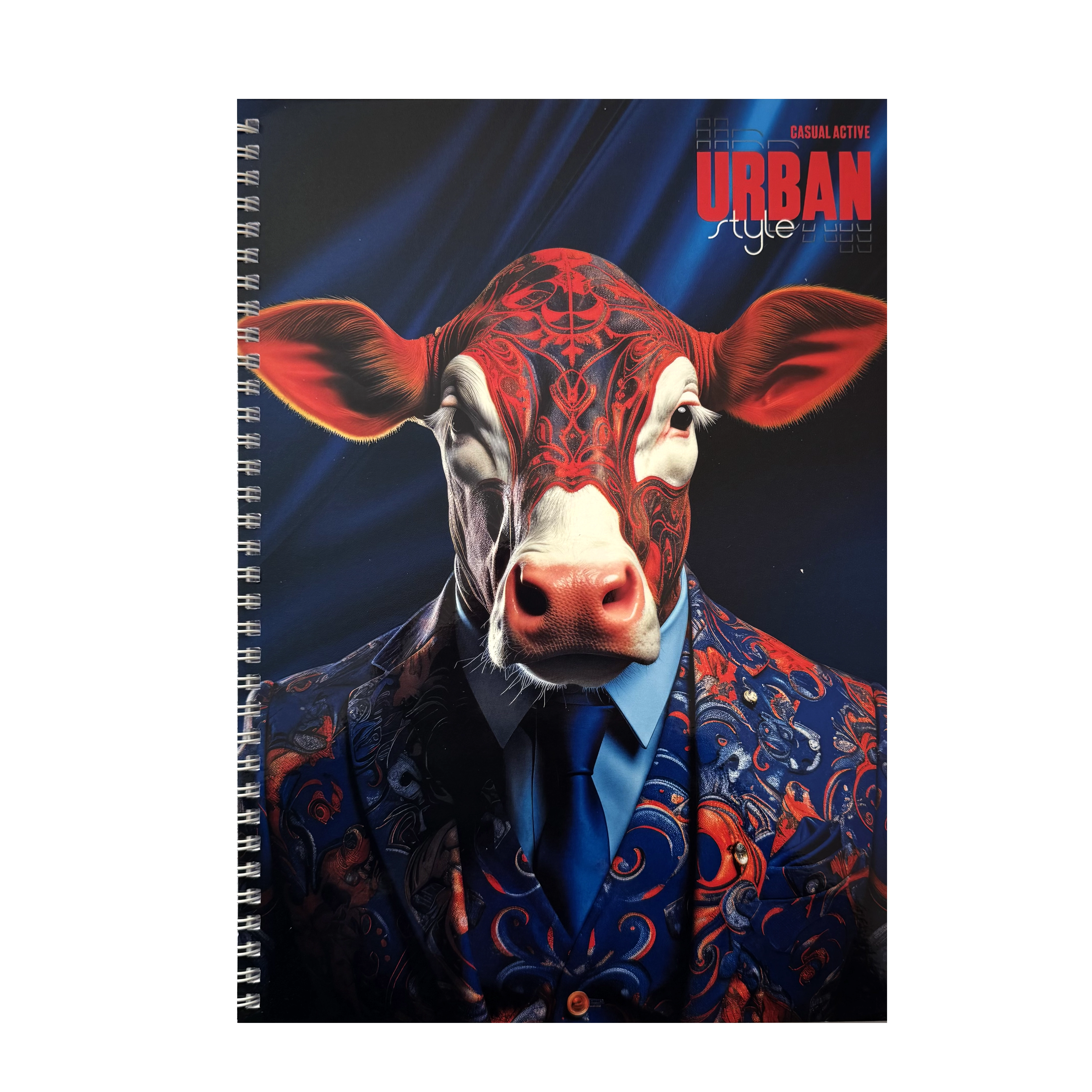 Блокнот A4 на спіралі 96 аркушів клітинка Офіс Центр — фото 2