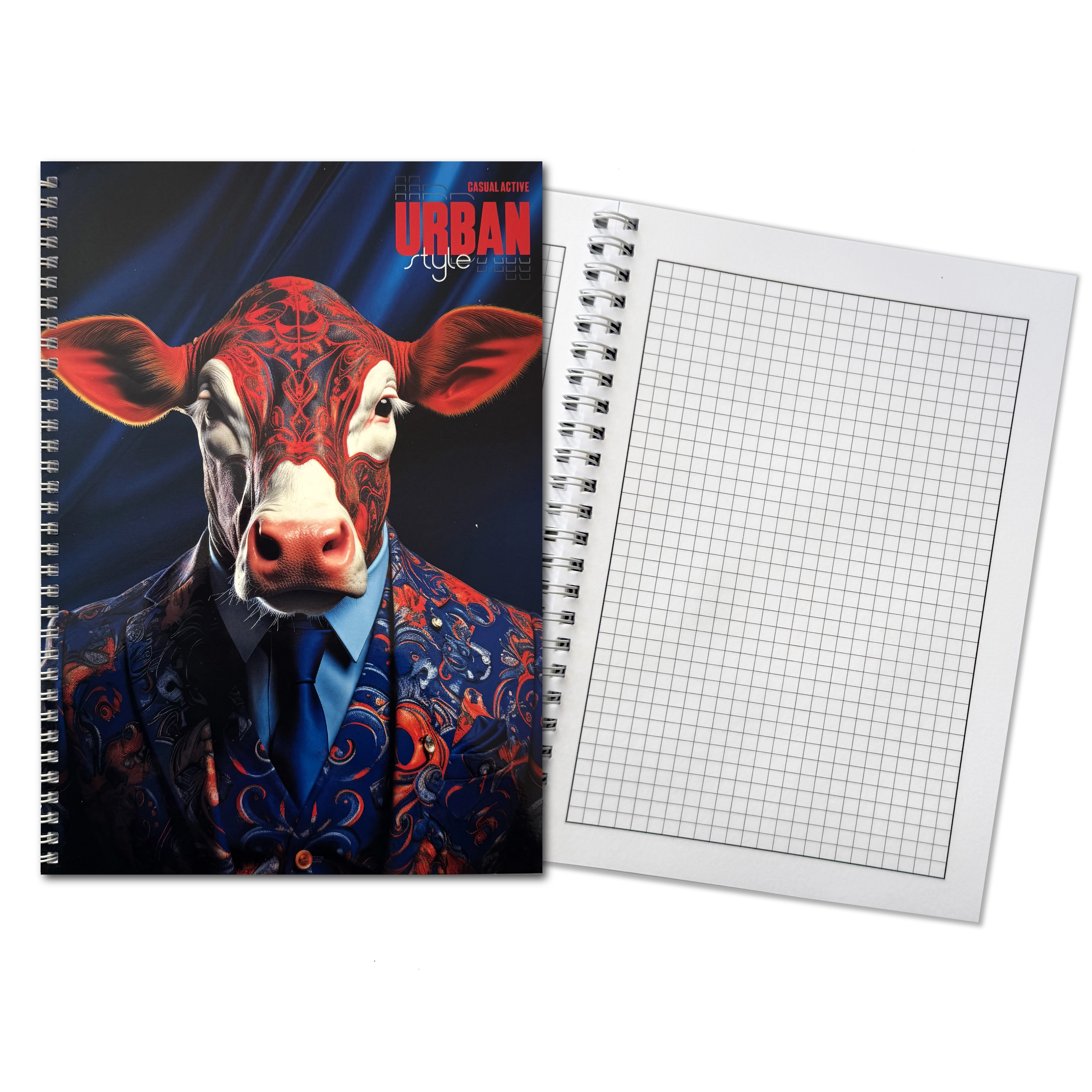 Блокнот A4 на спіралі 96 аркушів клітинка Офіс Центр — фото 4