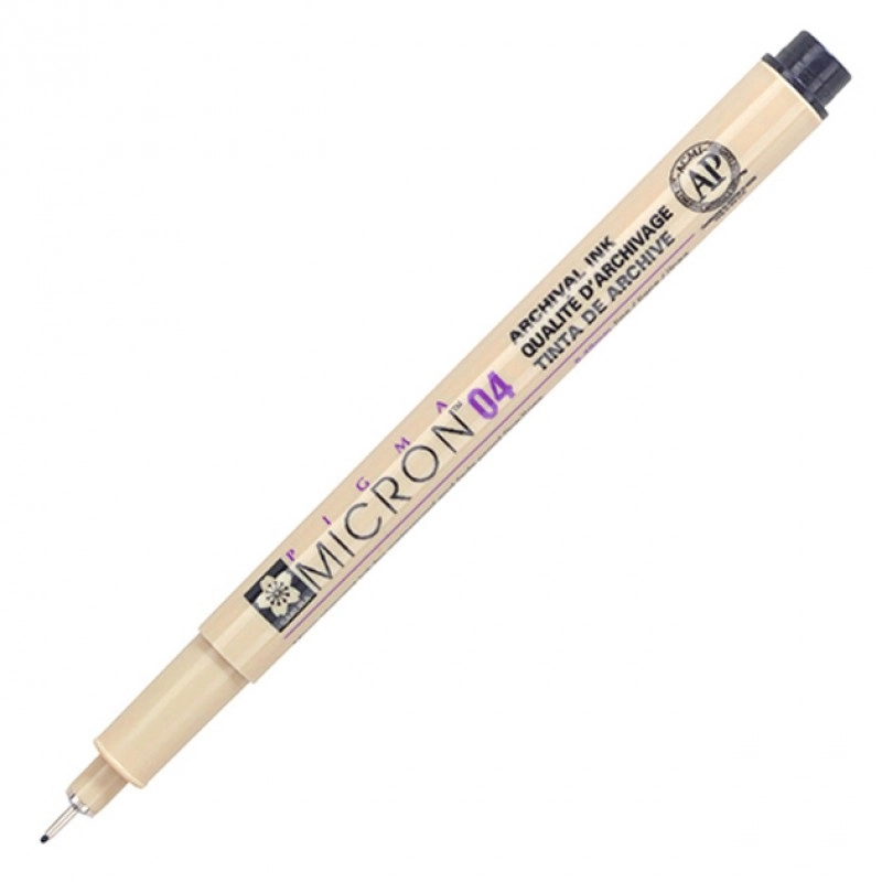 Лінер PIGMA Micron (0.4), 0,4мм, Чорний, Sakura