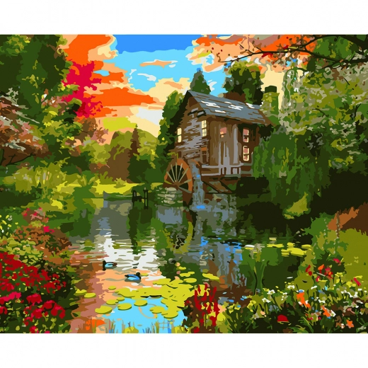 Картина за номерами Santi Водяний млин 40х50 см 954512