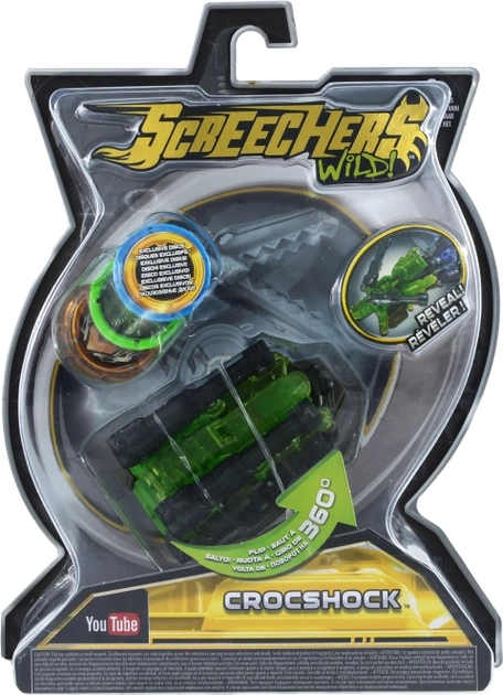 Машинка трансформер SCREECHERS WILD L 2 КРОКШОК EU683124