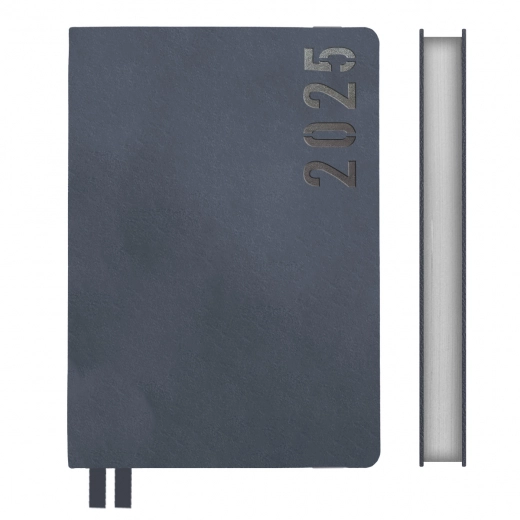 Щоденник датований А5 2025 Leo Planner Agenda сірий 252549