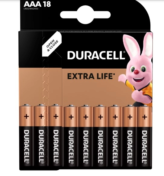 Батарейка DURACELL LR03 MN2400 (1x18) шт — фото 2