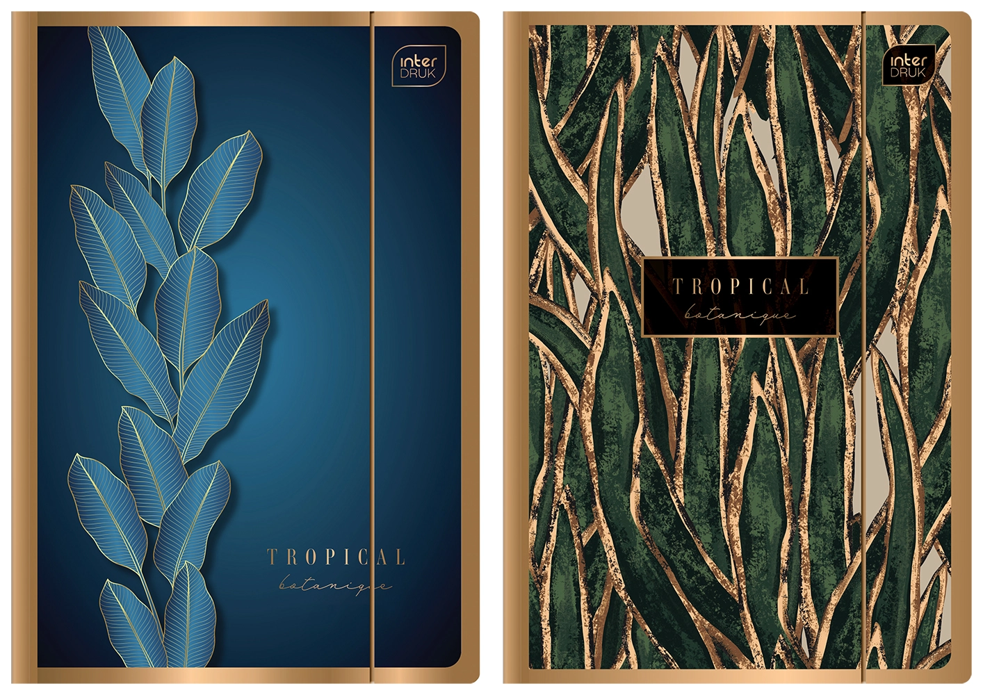 Папка на резинці А4 міксований Interdruk Metallik Gold 94463 Папка на резинці А4 міксований Interdruk Metallik Gold 94463