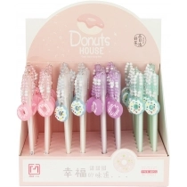 Ручка кулькова MAXI  Donuts синя асорті Z18213