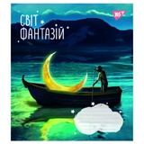 Зошит 18 аркушів клітинка YES Світ фантазій 766589