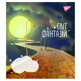 Зошит 18 аркушів клітинка YES Світ фантазій 766589