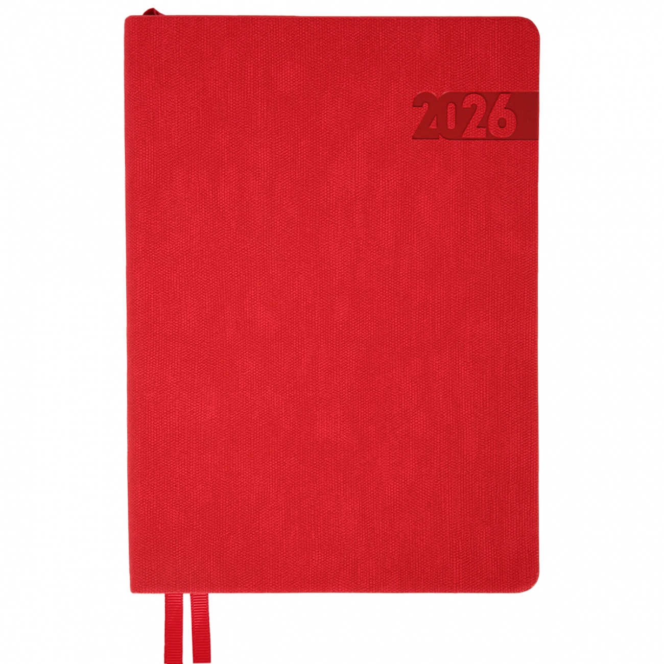 Щоденник датований А5 2026 Leo Planner Boss м`який червоний 252636 Щоденник датований А5 2026 Leo Planner Boss м`який червоний 252636