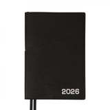Щоденник датований А5 2026 Leo Planner Credo інтегральний чорний 252647