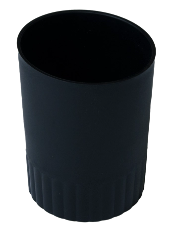 Стакан пластиковий BUROMAX для письмового приладдя JOBMAX чорний BM.6351-01