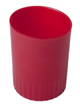 Стакан пластиковий BUROMAX для письмового приладдя JOBMAX червоний BM.6351-05