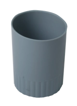 Стакан пластиковий BUROMAX для письмового приладдя JOBMAX сірий BM.6351-09