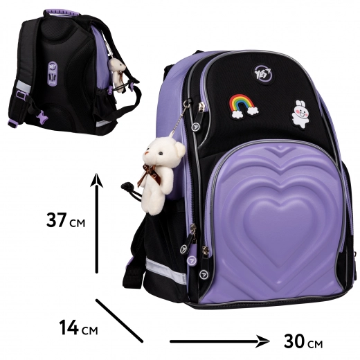 Рюкзак шкільний напівкаркасний YES S-100 Girls Dream 559578
