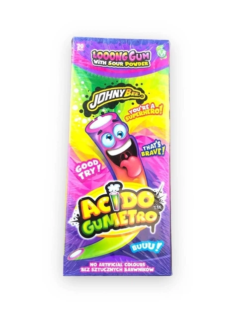 Жуйка JohnyBee Acido Gumetro 30шт
