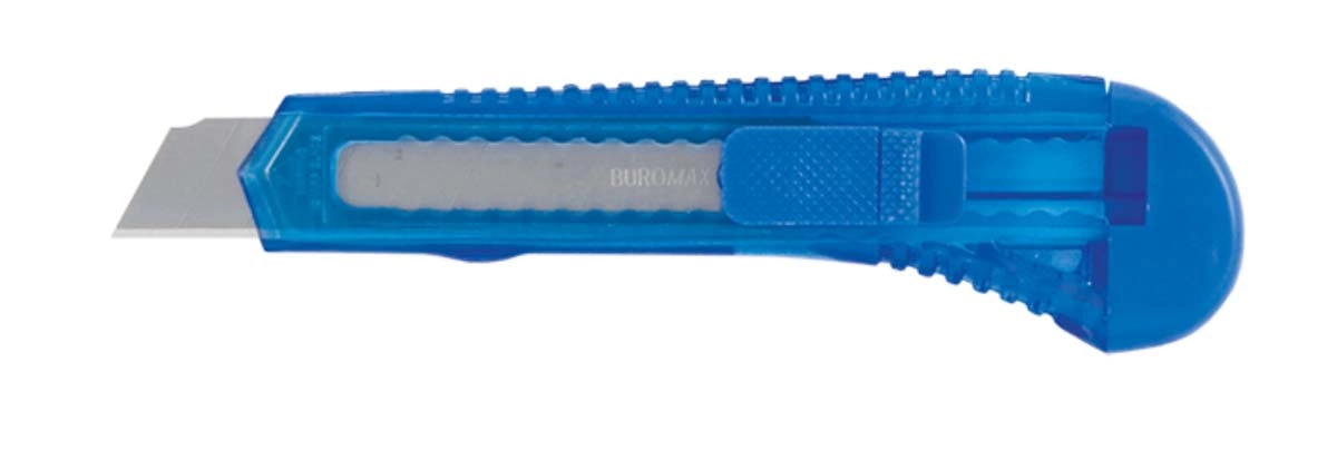 Ніж канцелярський 18мм 4646 Buromax асорті