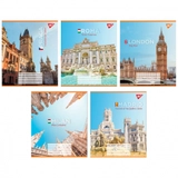 Зошит учнівський 60 аркушів клітинка Yes Greatest cityes 767143