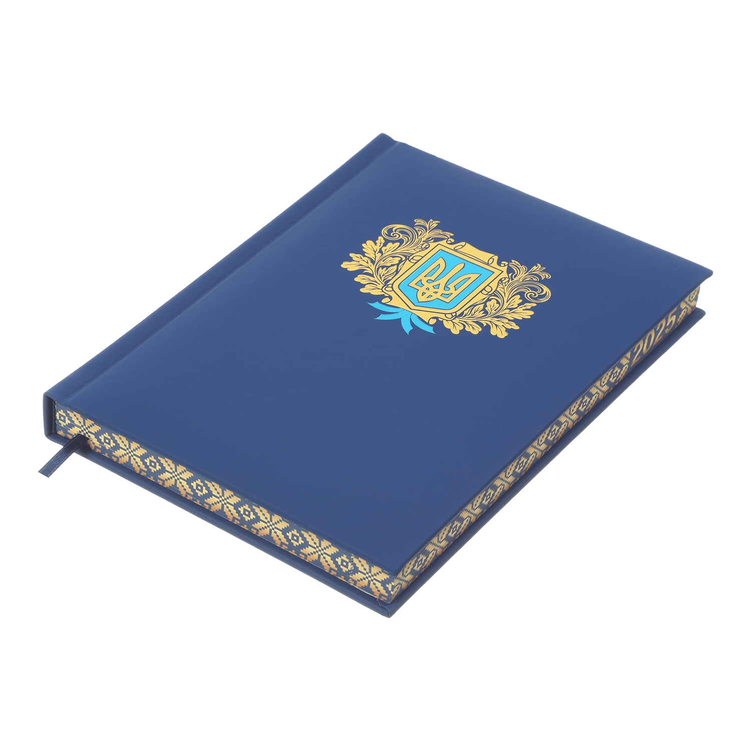 Щоденник датов. 2025 HERALDRY A5 темно-синій штучна шкіра/поролон BM.21128-03