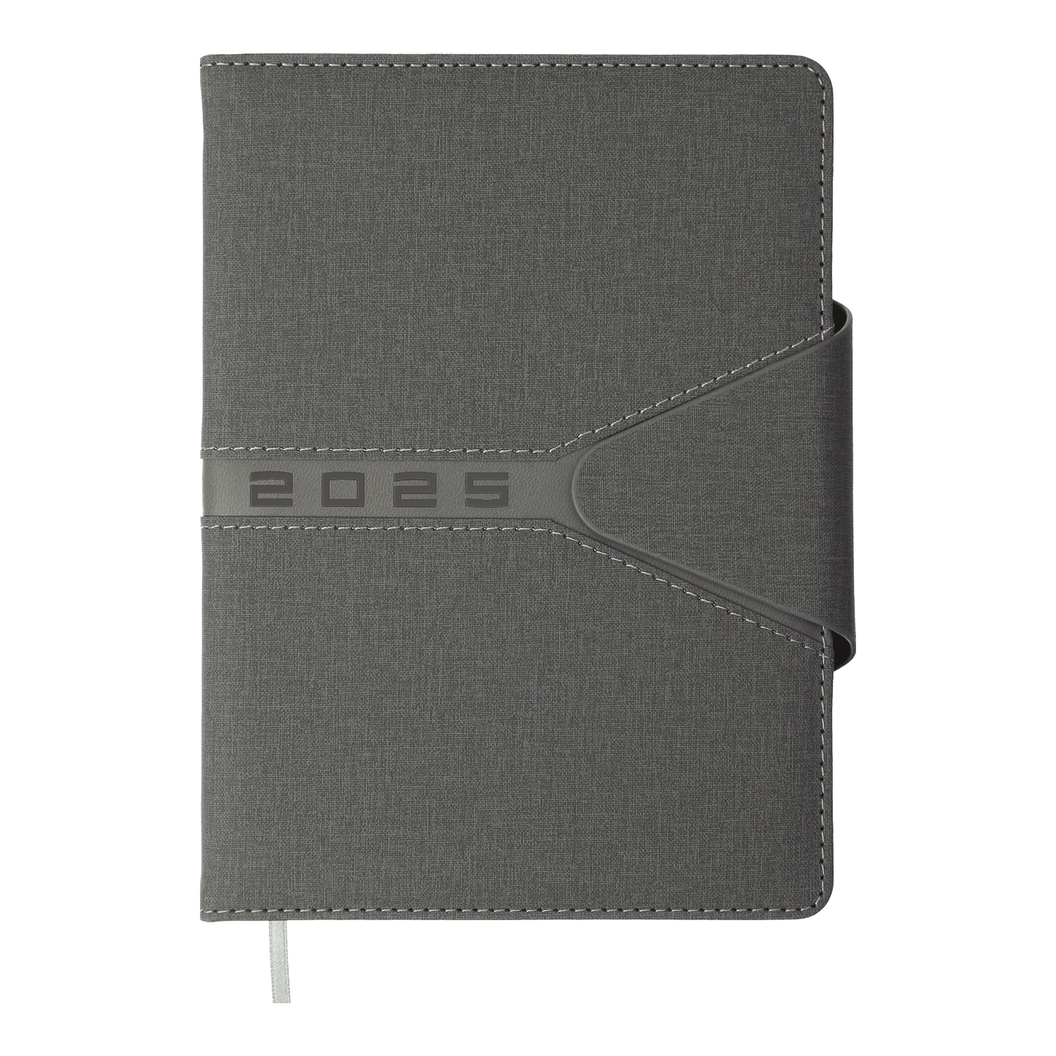 Щоденник датований А5 2025р Buromax Navigator сірий BM.2124-09