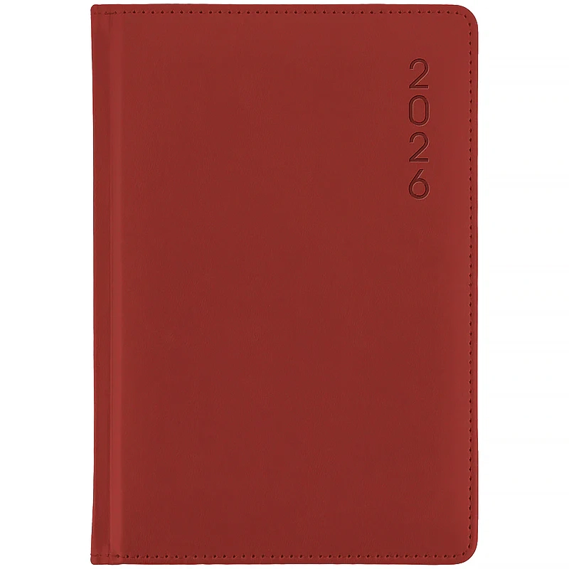 Щоденник датований 2026 Axent Classic Palermo 145х210 червоний 8843-26-3-A Щоденник датований 2026 Axent Classic Palermo 145х210 червоний 8843-26-3-A