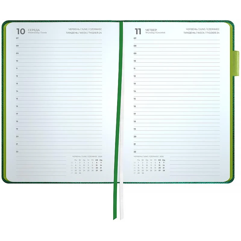Щоденник Axent Partner Muse 2026 зелений — фото 5