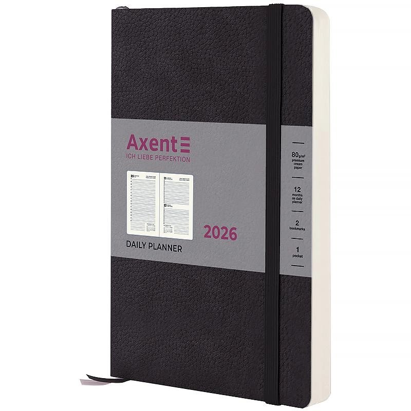 Щоденник Axent Partner Soft Skin 145×210 чорний — фото 3