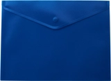 Папка-конверт на кнопці А4 матовий синя BUROMAX BM3925-02