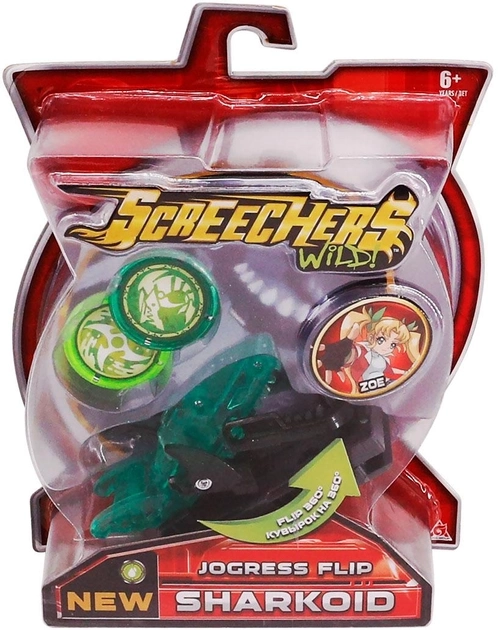 Машинка трансформер SCREECHERS WILD S2 L1 ШАРКОЇД EU684204