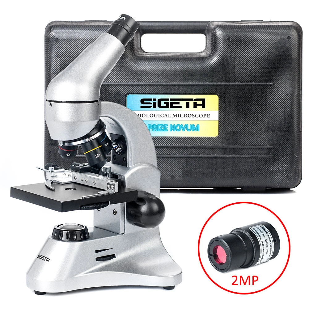 Мікроскоп SIGETA PRIZE NOVUM 20x-1280x з камерою 2Mp (в кейсі) 65244
