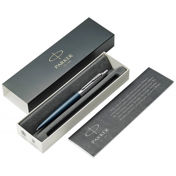 Ручка кулькова Parker Jotter 17 XL Primrose Matt Blue хром 12 132