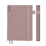 Щоденник датований А5 2025 Leo Planner Binario запорошена троянда 252541