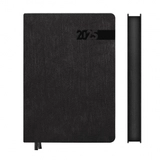 Щоденник датований А5 2025 Leo Planner Boss чорний 252514