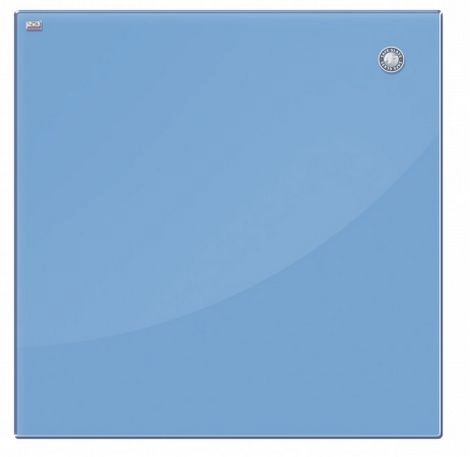Дошка 2х3 скляна магнітна блакитна 40x60 TSZ64N