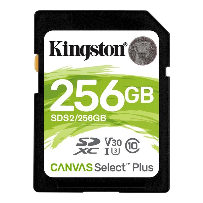 Карта памяті SDXC 256GB UHS-I/U3 Class 10 Kingston Canvas Select Plus R100/W85MB/s (SDS2/256GB)