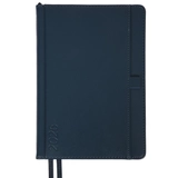Щоденник датований А5 2026 Leo Planner Legacy твердий синій 252648