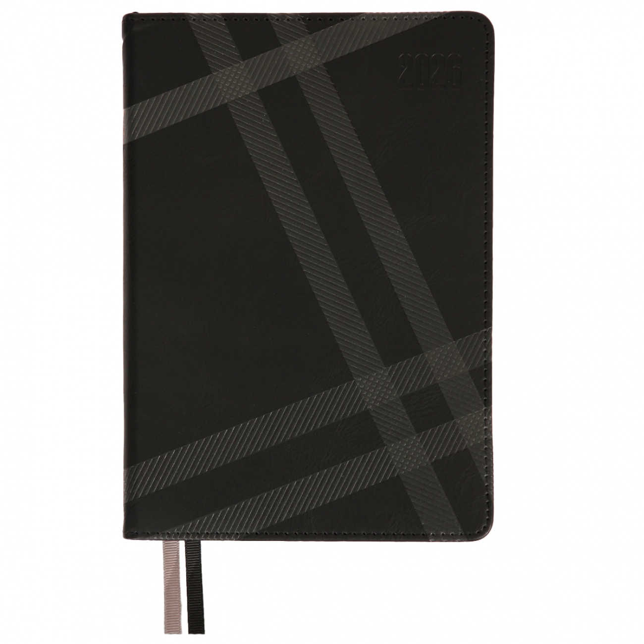 Щоденник датований А5 2026 Leo Planner Nero твердий чорний 252687