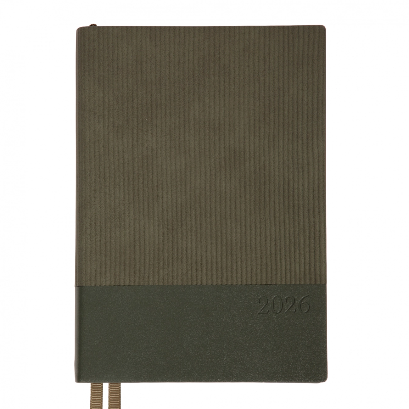 Щоденник датований А5 2026 Leo Planner Velvet м`який темно-зелений 252637