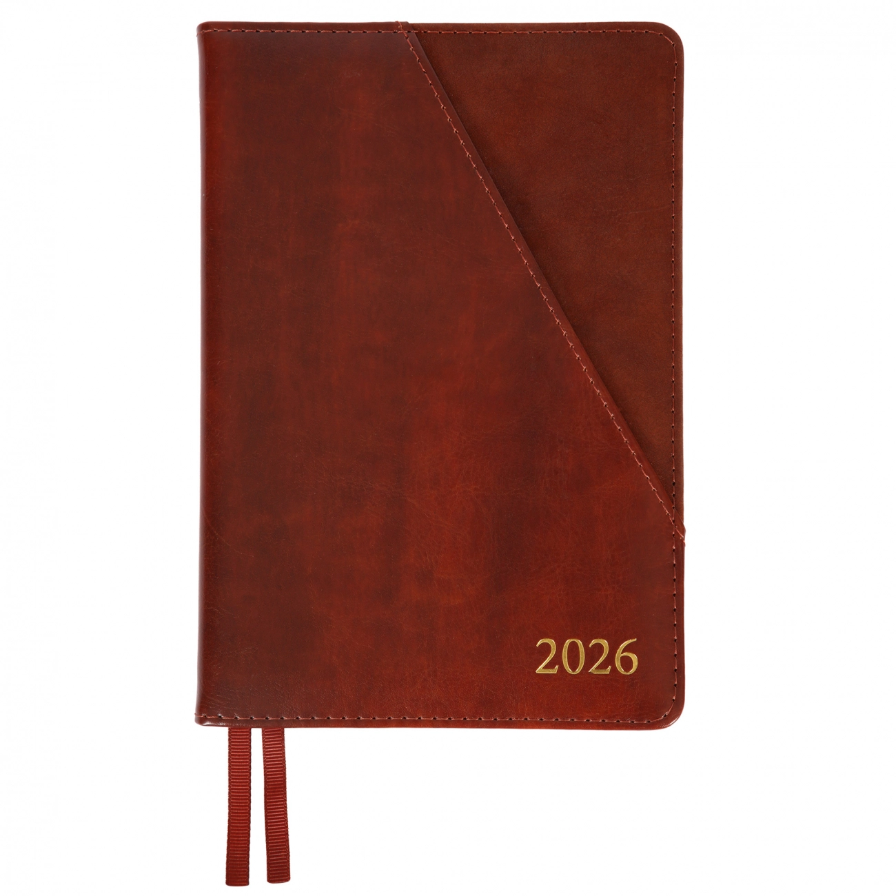 Щоденник датований А5 2026 Leo Planner Whisky твердий коричневий 252670