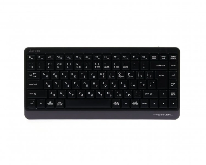 Клавіатура бездротова A4Tech Fstyler FBK11 (Grey),  USB, колір сірий