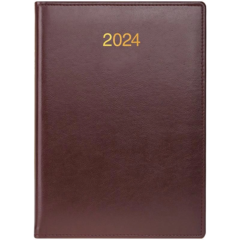 Щоденник датований  2024 BRUNNEN Стандарт Soft  бордовий 73-795 36 294