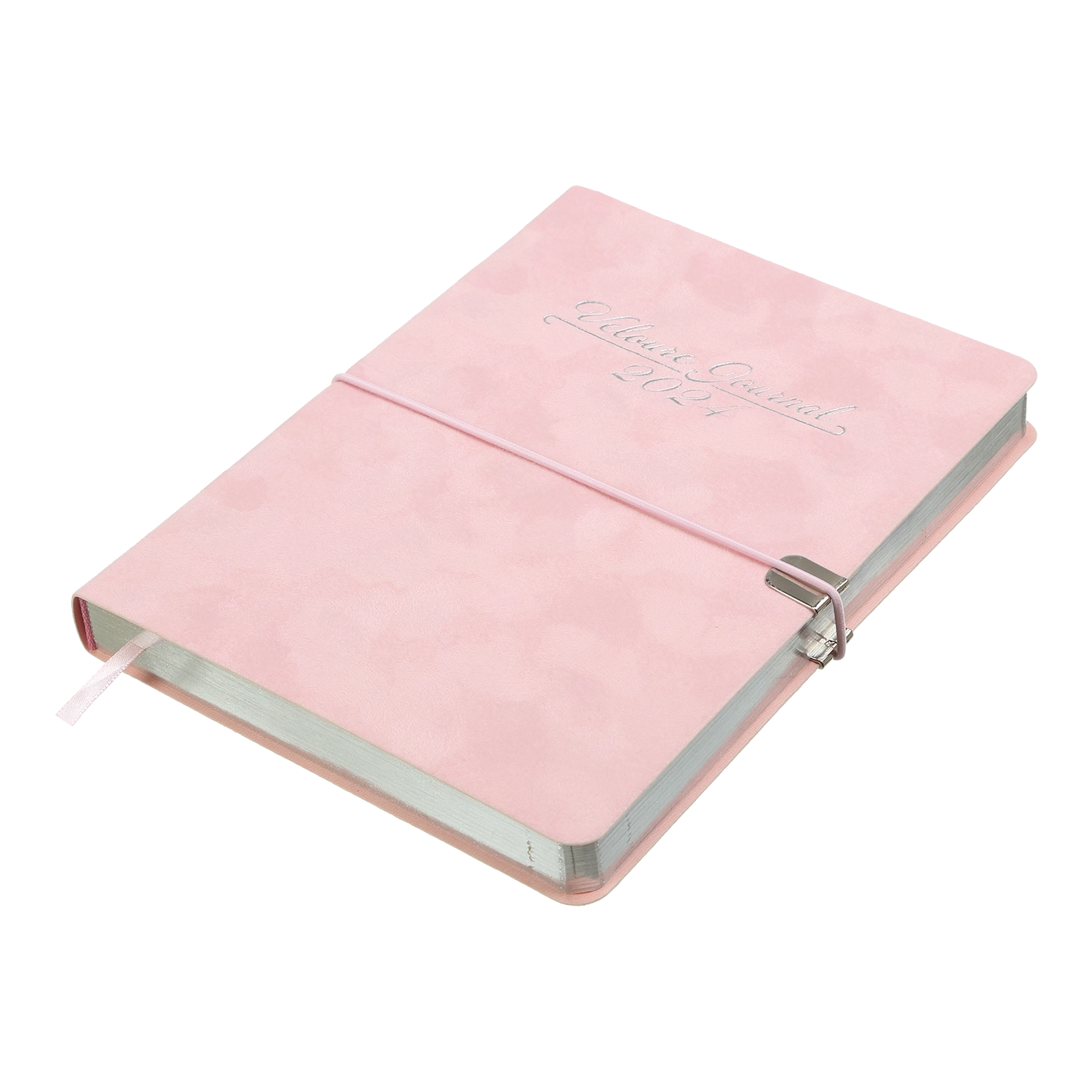 Щоденник датований А5 2025р Buromax Velour рожевий BM.2134-10