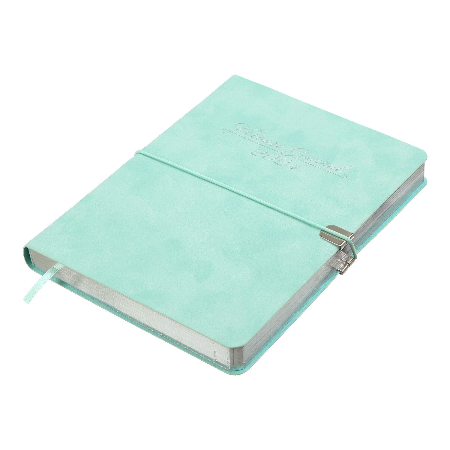 Щоденник датований А5 2025р Buromax Velour мятний BM.2134-38