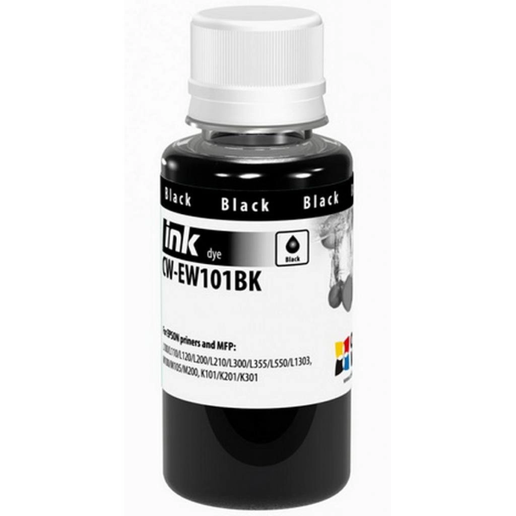 Чорнило ColorWay Epson 664 L100/L200/L300 чорне 100мл. (CW-EW101BK01)