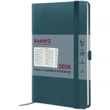 Щотижневик датований 2026 Axent  Partner Strong 125х195 лазурний 8505-26-63-A