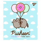 Зошит учнівський 18 аркушів лінія Yes Преміум Pusheen мат 766826