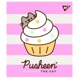 Зошит учнівський 18 аркушів лінія Yes Преміум Pusheen мат 766826