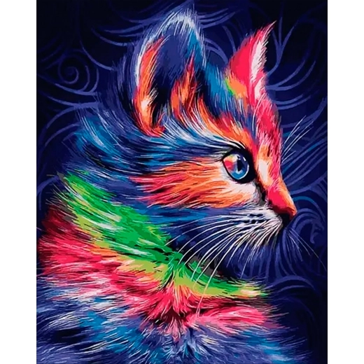 Алмазна мозаїка SANTI Modern cat 40х50 см 954341