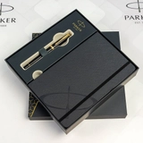 Набір подарунковий Parker Urban 17 Muted Black GT Fp F Блокнот Parker Gift24 30 011b24