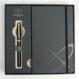 Набір подарунковий Parker Urban 17 Muted Black GT Fp F Блокнот Parker Gift24 30 011b24