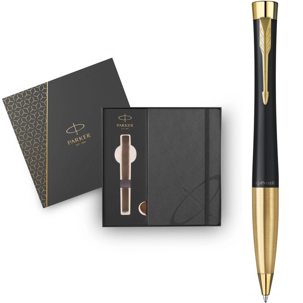Набір подарунковий Parker Urban 17 Muted Black GT BP Блокнот Parker Gift24 30 035b24 Набір подарунковий Parker Urban 17 Muted Black GT BP Блокнот Parker Gift24 30 035b24